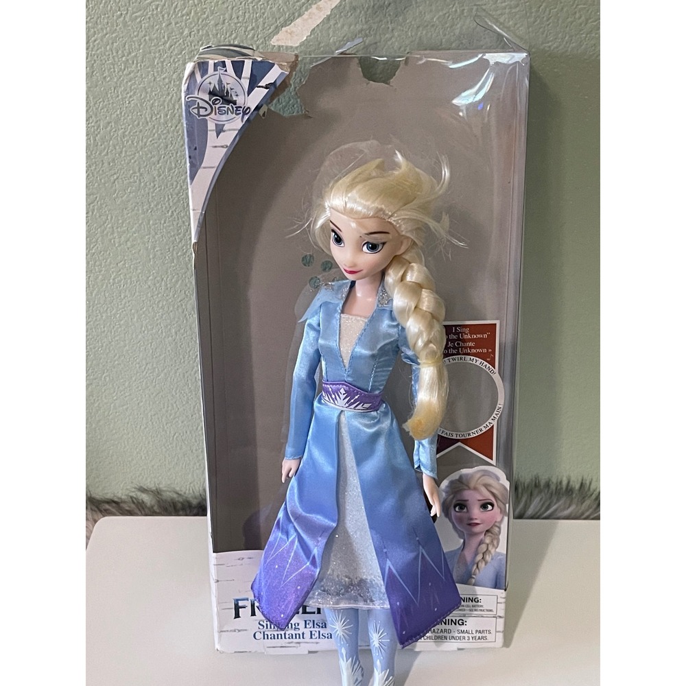 Elsa Disney Store Singing Doll – Frozen 2 – 11'' Used - Picture 7 of 9